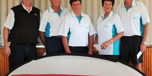 Wenners:  De Wet van Niekerk (Borg), MP Olivier, Santjie Olivier, Barbara en Johan van der Walt.